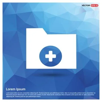 Computer Folder Icon Stock Illustration