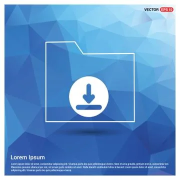 Computer Folder Icon Stock Illustration