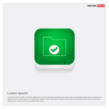 Computer Folder Icon Stock Illustration