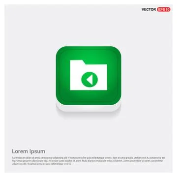 Computer Folder Icon Stock Illustration