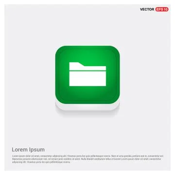 Computer Folder Icon Stock Illustration