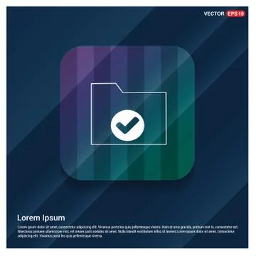 Computer Folder Icon 스톡 일러스트