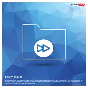 Computer Folder Icon Stock Illustration