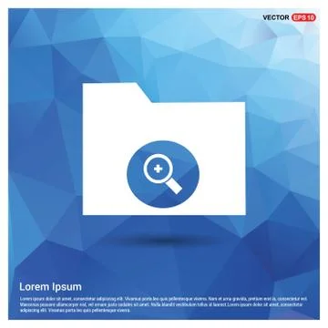 Computer Folder Icon Stock Illustration