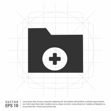 Computer Folder Icon Stock-Illustration