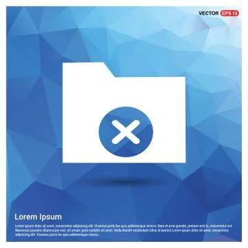 Computer Folder Icon Stock Illustration