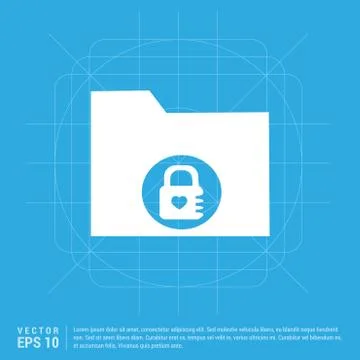 Computer Folder Icon Stock Illustration
