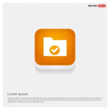 Computer Folder Icon Stock Illustration
