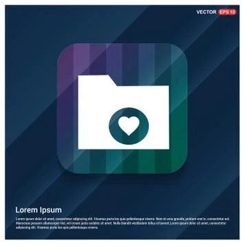 Computer Folder Icon 스톡 일러스트