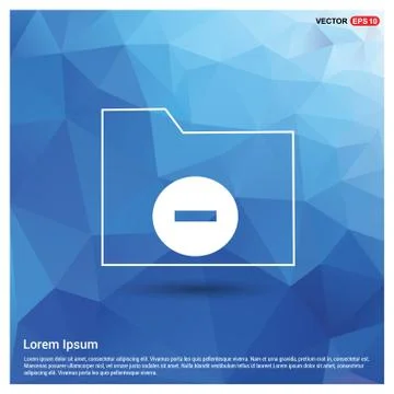 Computer Folder Icon Illustrazione stock