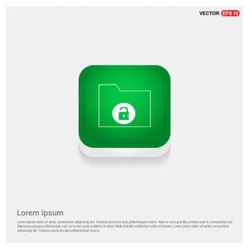 Computer Folder Icon Illustrazione stock