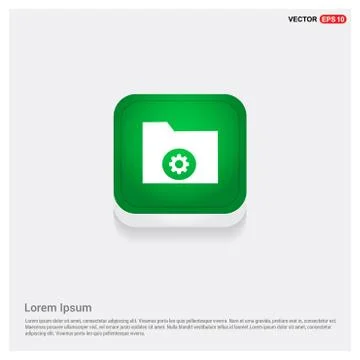 Computer Folder Icon Stock Illustration