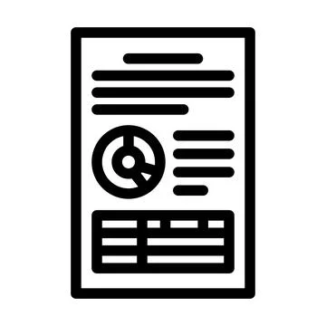 Computer folder line icon vector illustration Stock Illustration