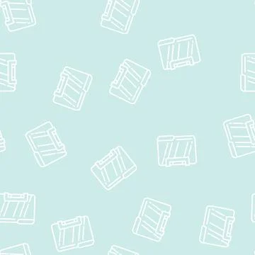 Computer folder line seamless pattern Stock Illustration