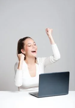 Computer fun. Stock Photos