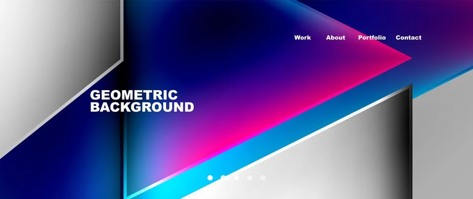 Computer gadget with a rectangle background gradient in purple, blue, and white Illustrazione stock