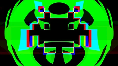Computer game arcade gaming retro alien Stock Footage 88802242