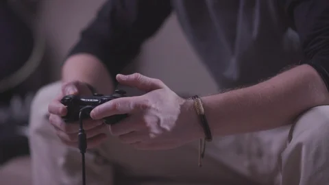 Computer gamer Stock Footage 118857794