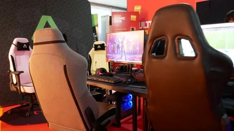 Computer Gamer Setup Stock Footage 224971533