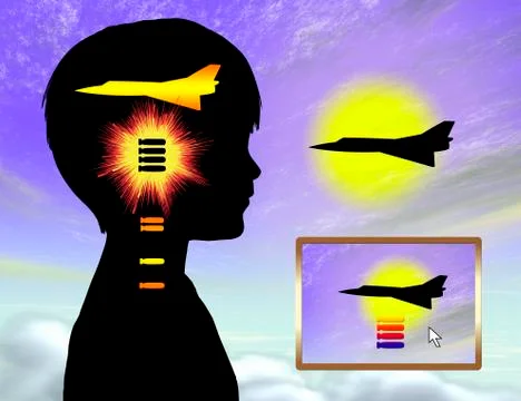 Computer Games Stock Illustration