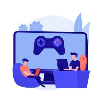 Computer gaming vector concept metaphor Stock Illustration