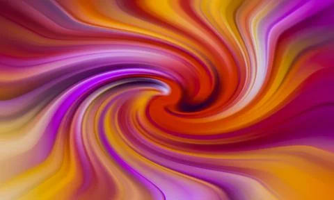 Computer generate abstract swirl, spiral, multi-colored pattern as a backgrou Illustrazione stock