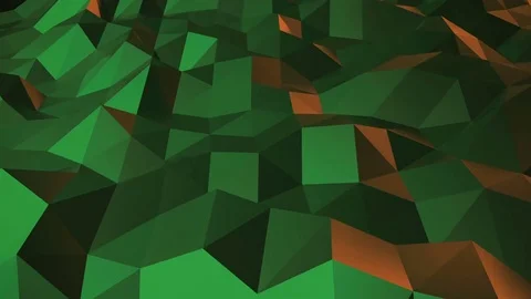 Computer generated 3D polygonal loop Stock-Footage 83610185