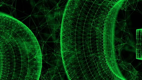 Computer generated, 5G connectivity technology animation, alpha channel Stock Footage 95218963