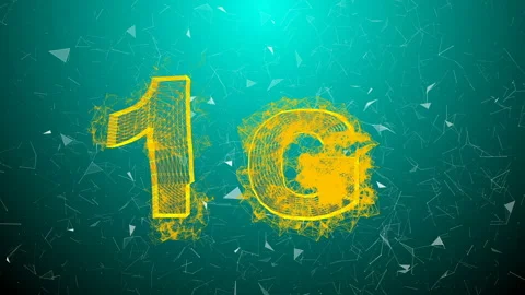 Computer generated, 5G connectivity technology animation. alpha channel Stock Footage 98599716