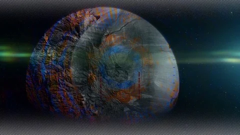 Computer generated abstract background.  Abstract background of space. Stock Footage 77487160