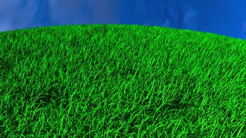 Computer generated abstract background fast running on a round surface with Stock Footage 117973821