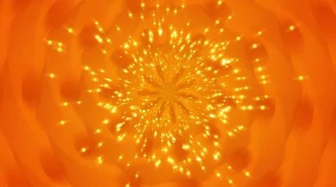 Computer generated abstract background of orange mood with particles, brig... 스톡 사진