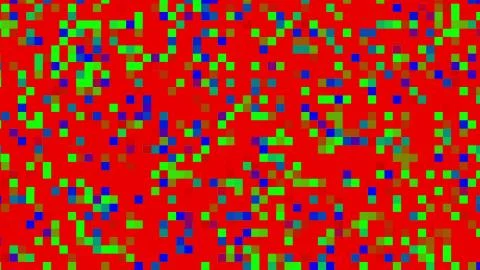 Computer generated abstract background with small mosaic. 3d rendering colorful Illustrazione stock