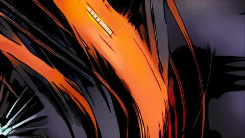 Computer generated abstract comic style background. 3d rendering of the drawn Stock Illustration