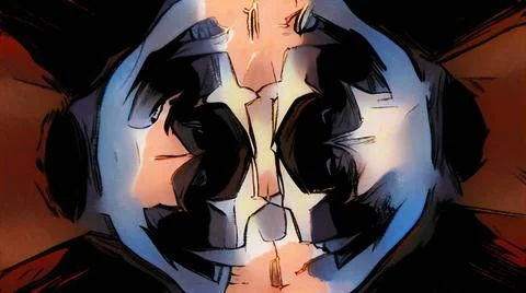 Computer generated abstract comic style background. 3d rendering of the dr... Stock Photos