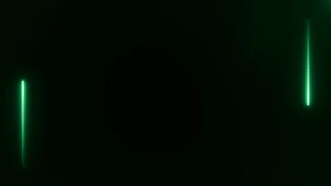Computer generated abstract rectangle neon frame in bright green color with Stock Footage 124546262