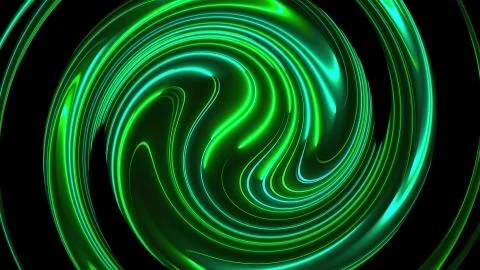 Computer generated abstract twist background. 3D rendering circular merger of Stock Illustration