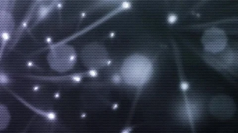Computer generated animated moving motion atoms  molecules particles genes DNA Stock Footage 255539449