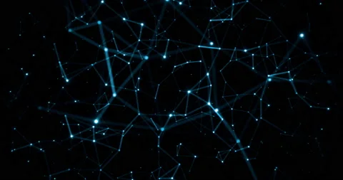 Computer-generated animation of blue abs... | Stock Video | Pond5