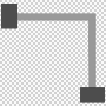 Computer generated architectural angle Stock Illustration