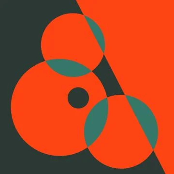 Computer generated art. Full frame artistry. Ornate circle shapes. Graphic. Stock Illustration