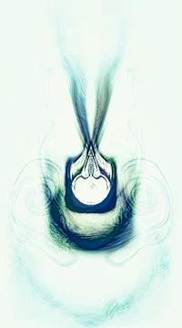 Computer generated artificial fluid-art elements texture Stockillustratie