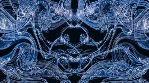 Computer generated artificial fluid-art mesh texture Stockillustratie