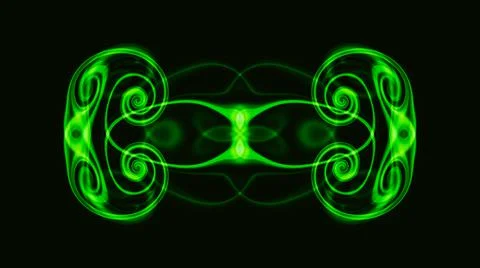 Computer generated artificial fluid-art texture Stock Illustration