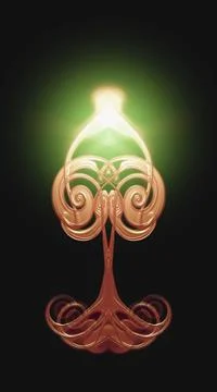 Computer generated artificial fluid-art elements texture Stockillustratie