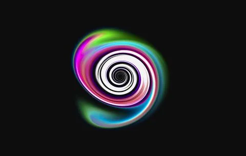 Computer generated artificial fluid-art elements texture Stock Illustration