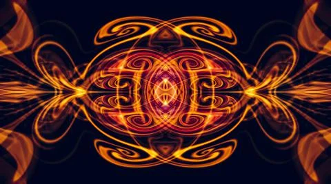 Computer generated artificial fluid-art texture イラスト素材