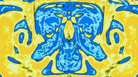 Computer generated artificial fluid-art texture 스톡 일러스트