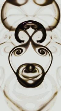 Computer generated artificial fluid-art elements texture 스톡 일러스트