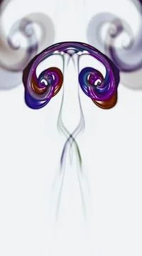 Computer generated artificial fluid-art elements texture 스톡 일러스트